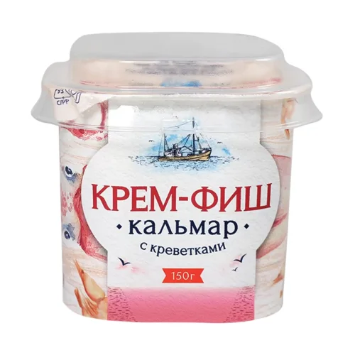 Паста Европром Крем-Фиш Кальмар с креветками, 150г