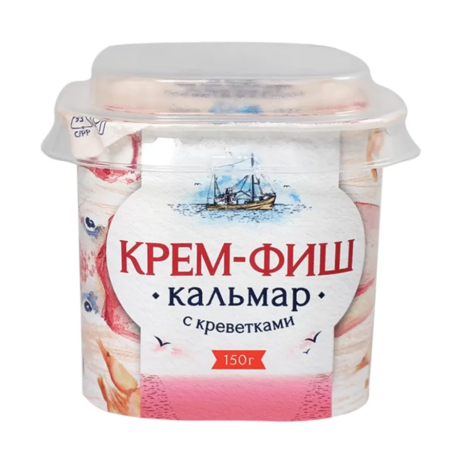 Europrom Cream Fish Squid pasta with shrimp, 150g