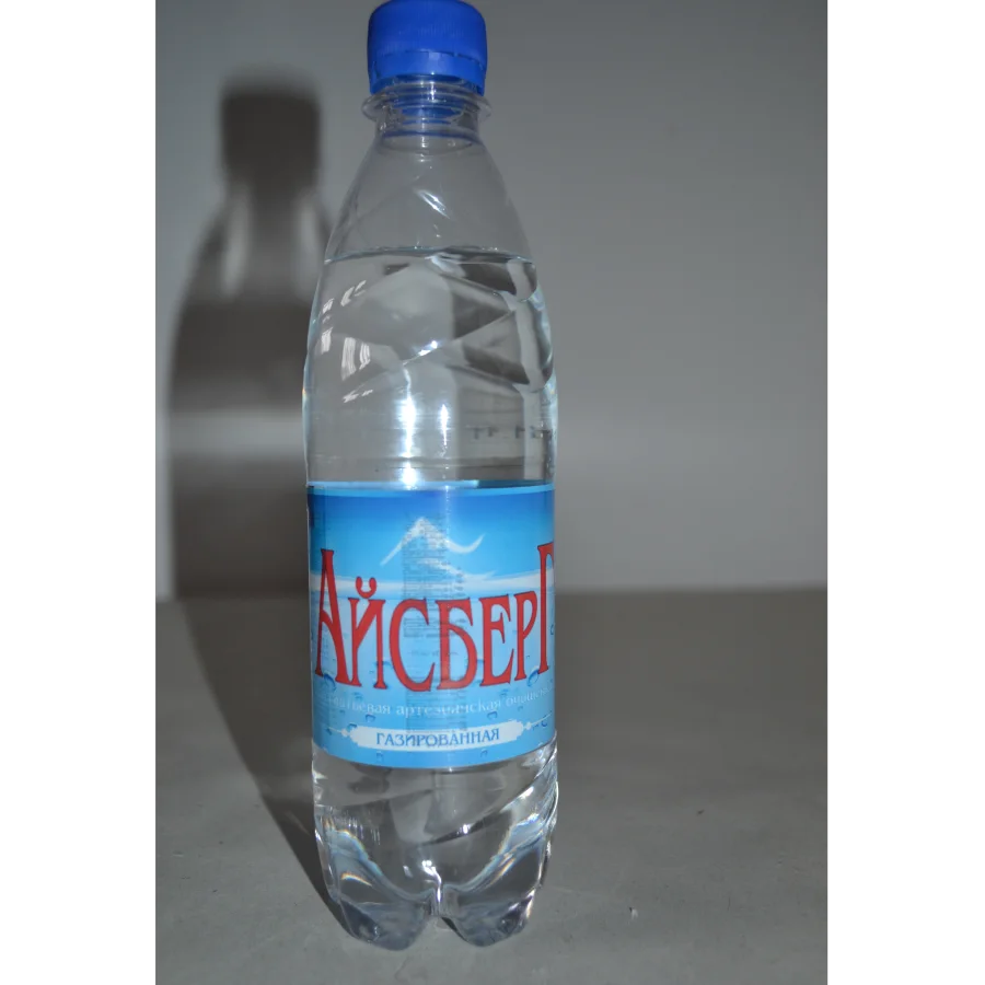 Вода питьевая "Айсберг", газ, 0.5л