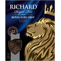 Richard "Royal Earl Grey" black tea flavored 100 sachets