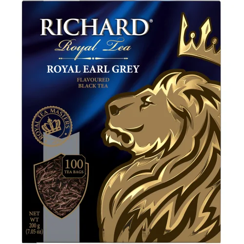 Чай Richard "Royal Earl Grey" черный ароматизированный 100 пакетиков