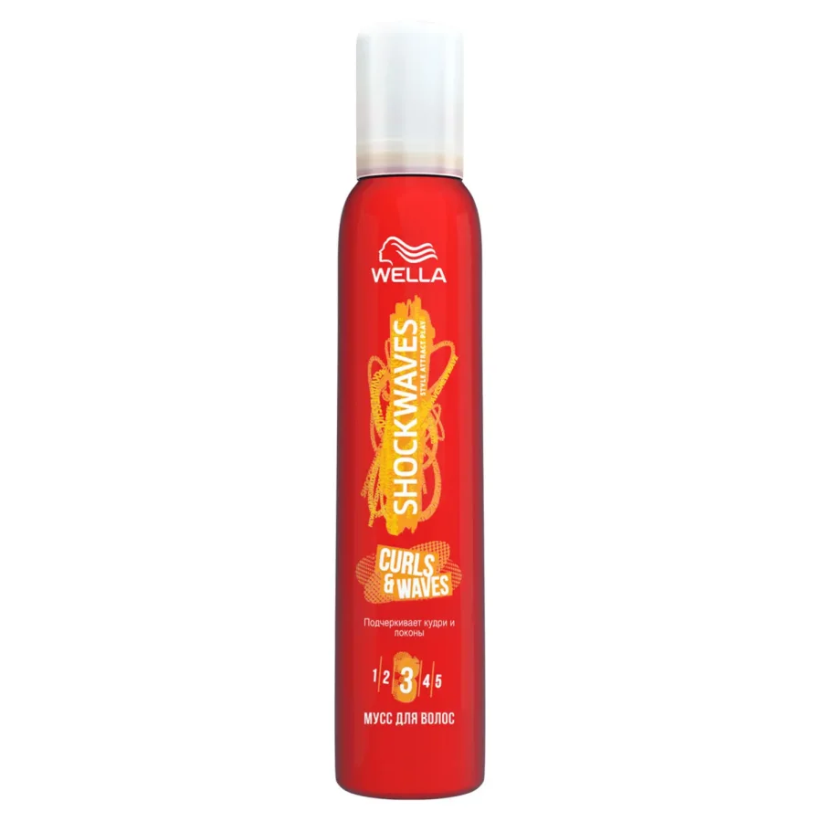 Hair Mousse Shockwaves for Creation of Kudrey and Locks, 200 ml