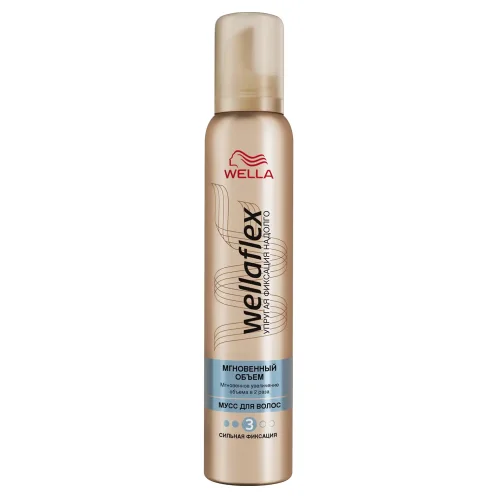 Wellaflex Mousse for Hair Instant Volume of Strong Locking 200 ml