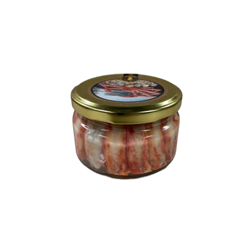 Canned crab 250 gr in glass WHOLESALE