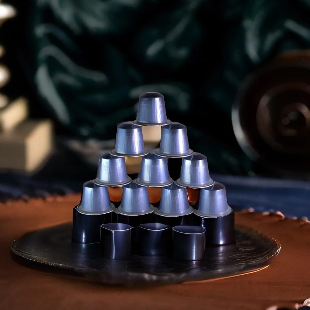 Алюминиевые капсулы LUCE COFFEE ESPRESSO стандарта неспрессо россыпью в ассортименте