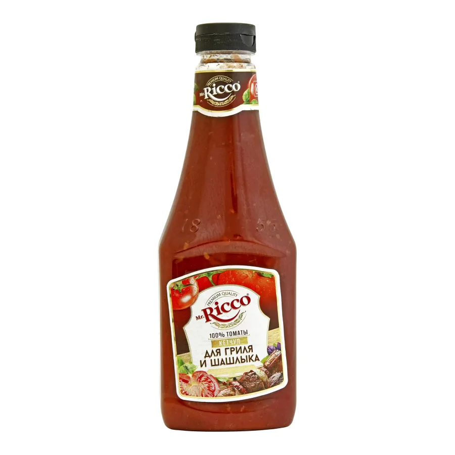Mr.Ricco Pomodoro Special Ketchup For grill and barbecue pet bottle 940 g. 