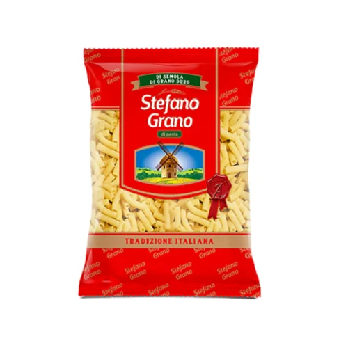 Pasta horns corrugated Stefano Grano group A, 1 kg 