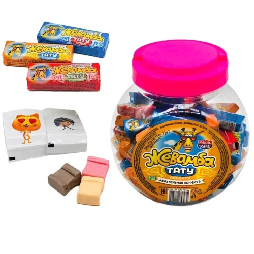 Жевательные конфеты "Жевамба Тату" ассорти