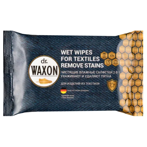 Wet wipes to care for dr.waxon shoes in assortment (15 pcs.)