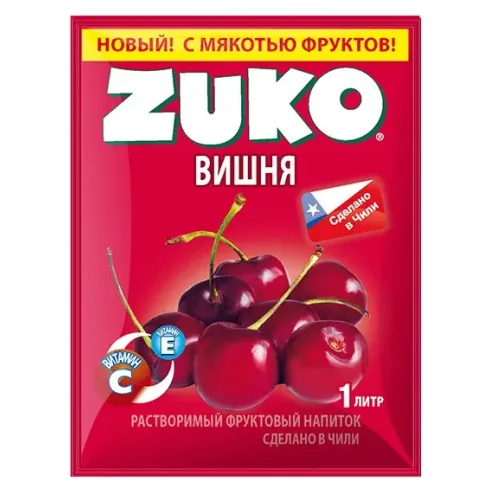 Zuko drink with cherry taste