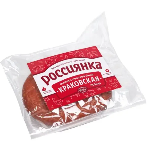 Sausage Krakowskaya special p / k (0.35kg) weight