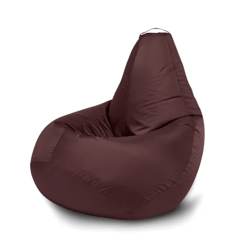 Bag chair "pear", Standard size, oxford, chocolate b_022