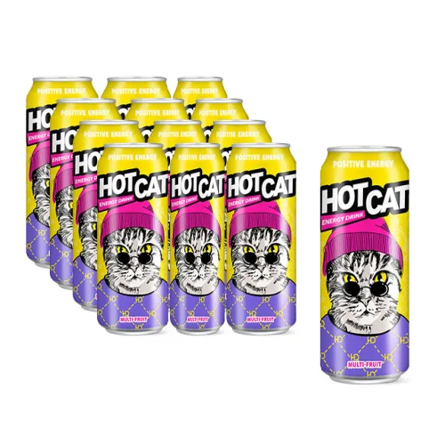 Energy drink "HOTCAT MULTI-FRUIT" "HOTCAT MULTI-FRUIT"