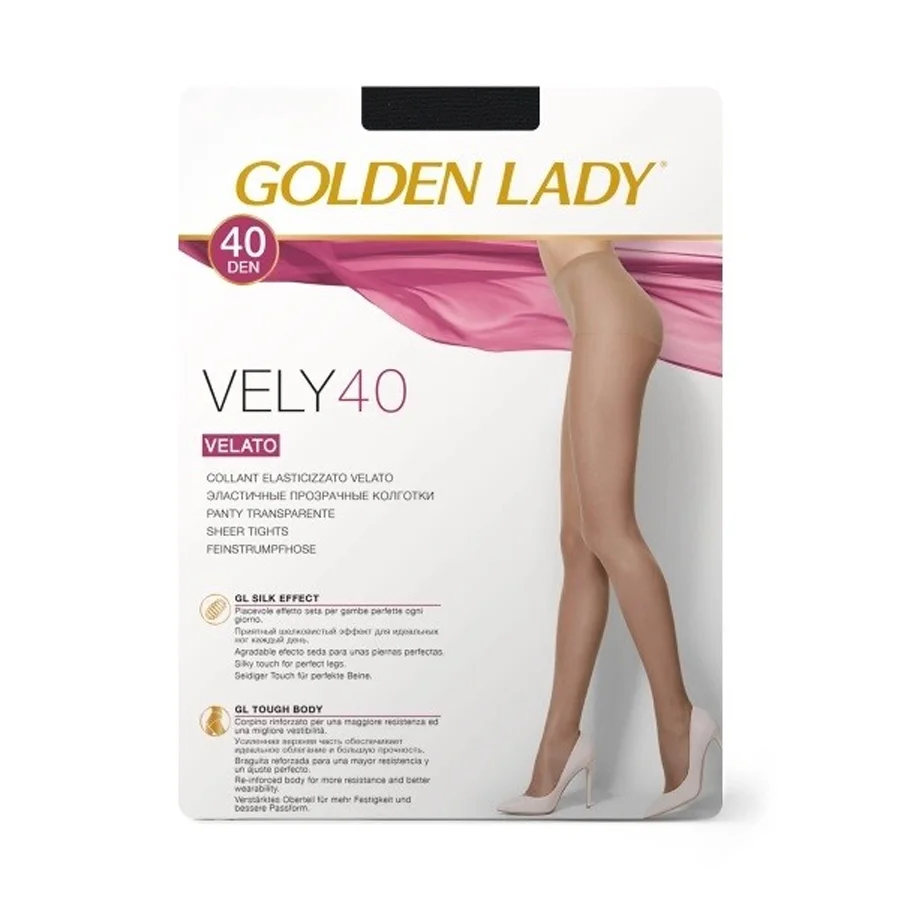 Tights Golden Lady Vely 40 Nero 5