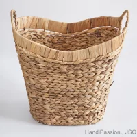 Animal Woven Basket, Water Hyacinth Laundry Basket, Storage Basket, Wicker Basket