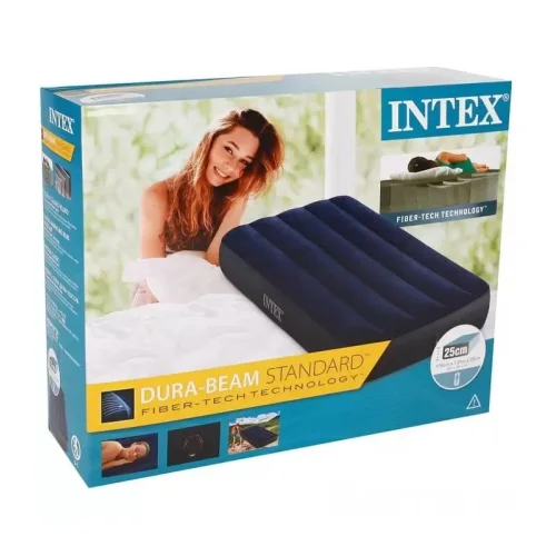Кровать надувная Intex Classic Downy арт 64756, 76*1.91*25см