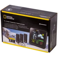 Метеостанция Bresser National Geographic VA с цветным дисплеем и тремя черными датчиками