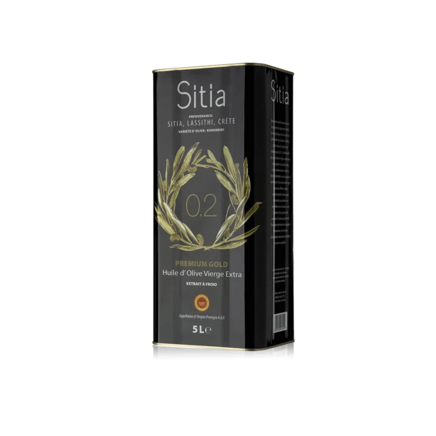 Масло оливковое E.V. кислотность 0,2% 5000 мл SITIA жб