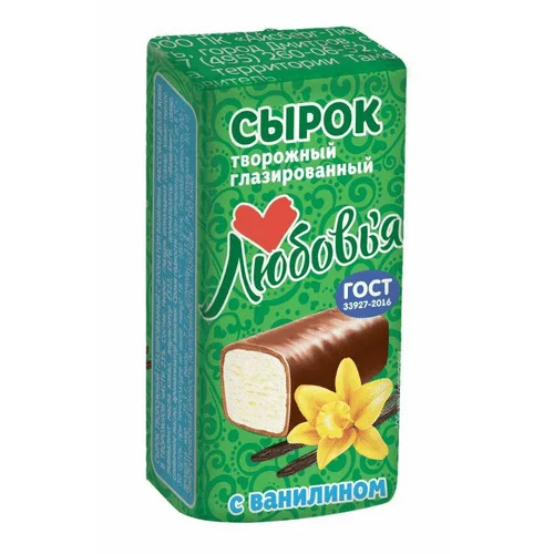 Lyubov's cheese with vanilla, 23%