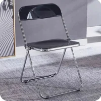  plastic folding stackable chairs with metal legs