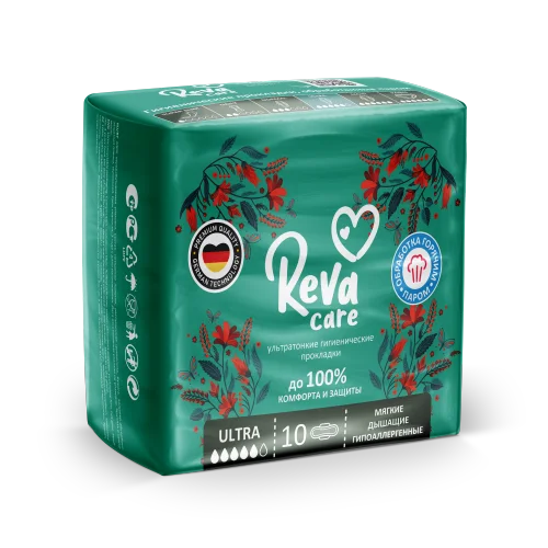 Reva Care Ultra sanitary pads, 10 pcs
