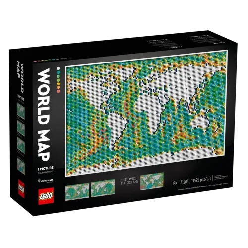 Конструктор LEGO Art Карта мира 31203