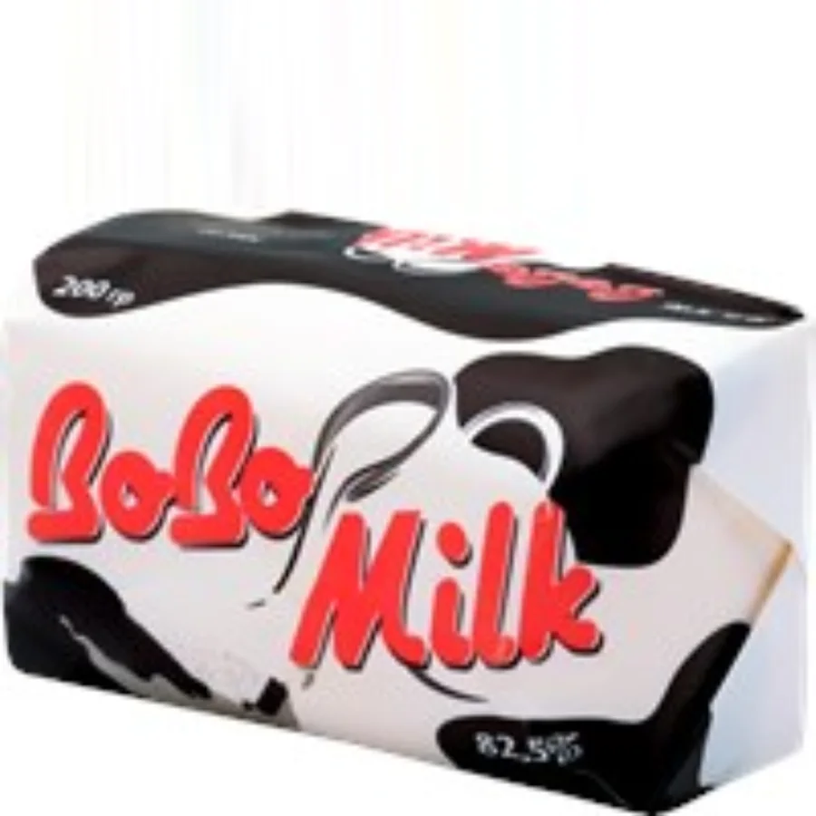 «BoBo Milk»  Масло сливочное традиционное 82.5%, 200 грамм