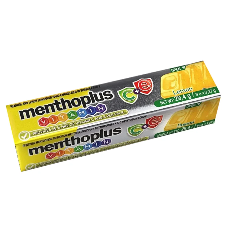 Леденцы Menthoplus Лимон 