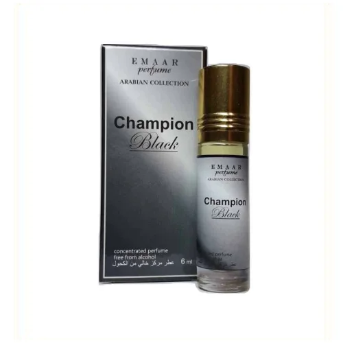 Oil Perfumes Perfumes Wholesale Arabian CHAMPION BLACK Emaar 6 ml