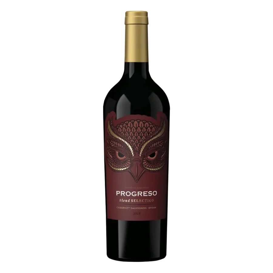 Wine protected name of the place of origin Dry Red Mendosa region «Progresso Blend Selakshne« Cabernet Sauvignon / Sirah 2015 13% 0.75