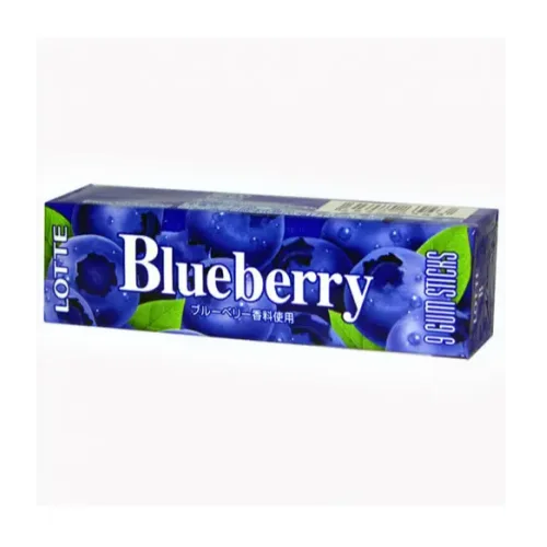 Chewing gum blueberries
