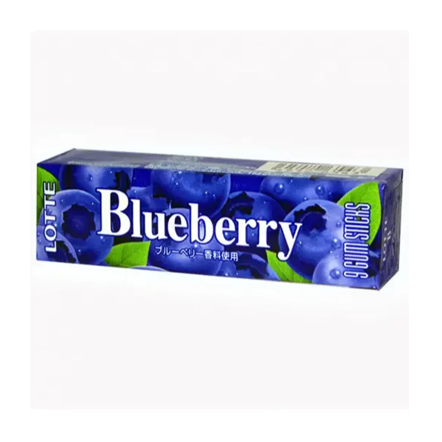 Chewing gum blueberries