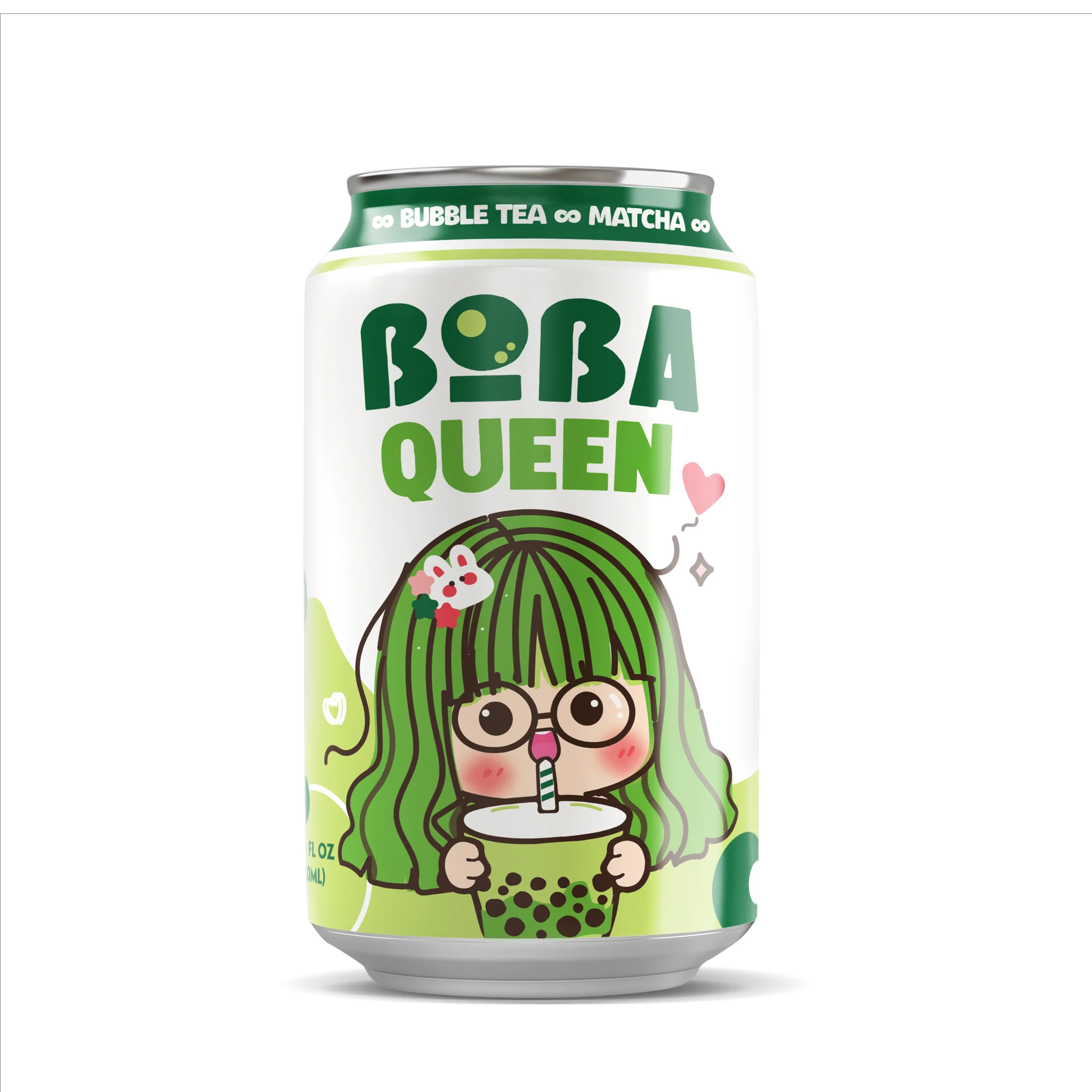 Boba Queen Bubble Tea Drink Can 330ml by Nawon OEM/ODM