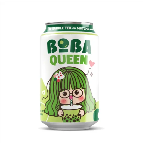 Boba Queen Bubble Tea Drink Can 330ml by Nawon OEM/ODM