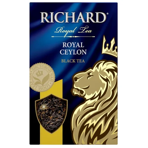 Чай Richard "Royal Ceylon" черный крупнолистовой 90г