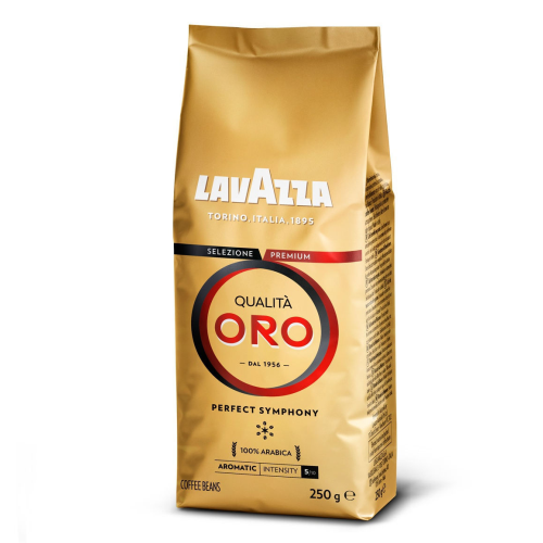Lavazza Qualita Oro Beans 250gr pack Coffee