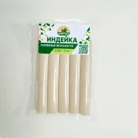 Product without preservatives E. Dairy sausages "Gourmet" with turkey meat TM INDECO 0,300 kg