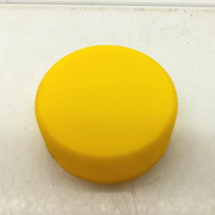 Колпачок 38 мм желтый низкий (ПЭТ 4,25л)/3000 шт
