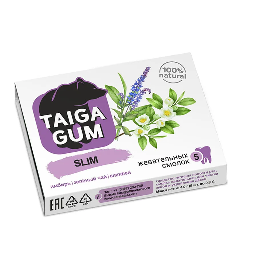 Жевательная смолка Taiga Gum Slim