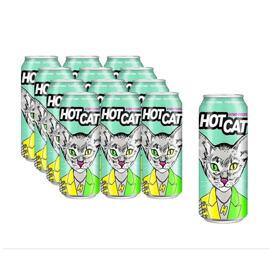 Energy Drink Hot Cat Kiwi Feichoa