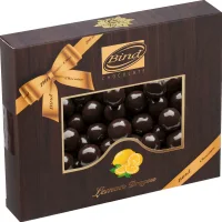 Шоколадное драже "Лимон в шоколаде" (темный шоколад)