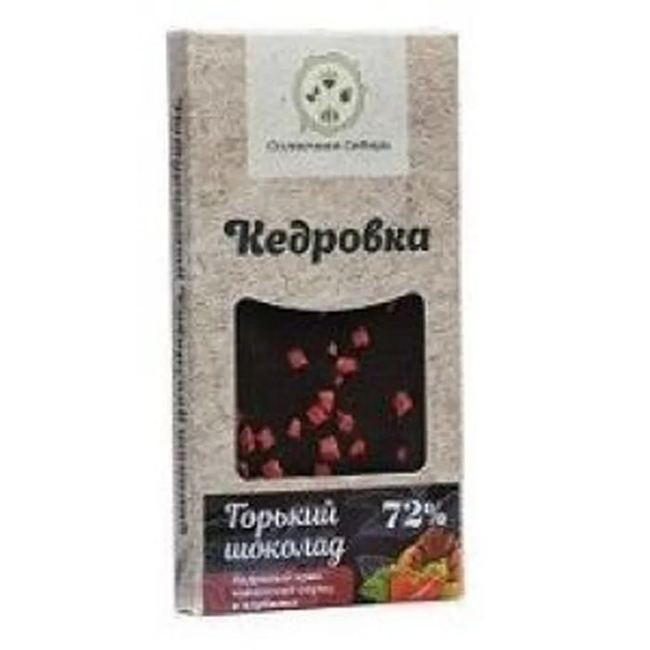 Шоколад Кедровка в ассортименте 100г/ Солнечная Сибирь