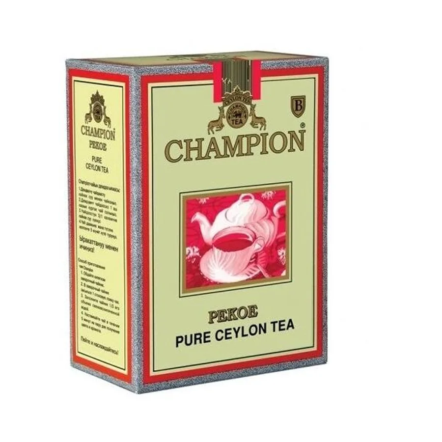 Tea champion black sheet, 500 gr.
