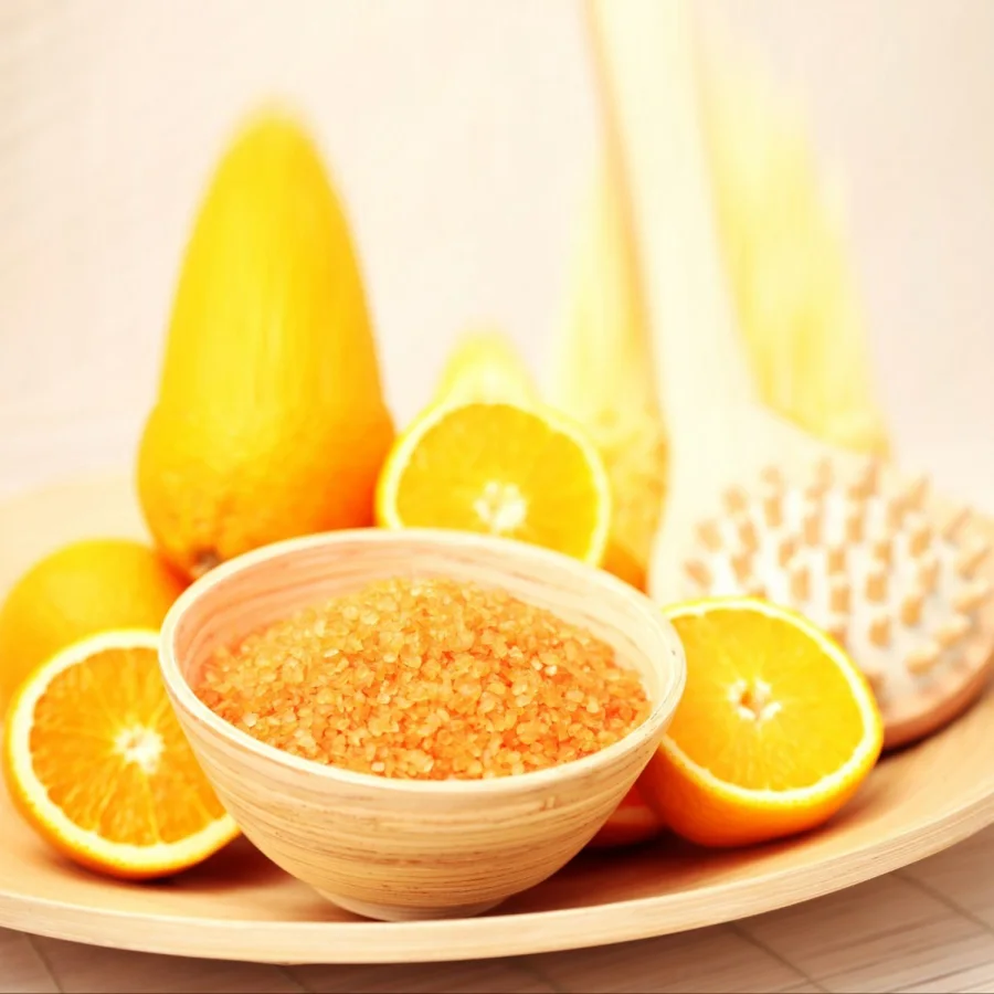 Соль для ванн с пеной с эфирным маслом апельсина