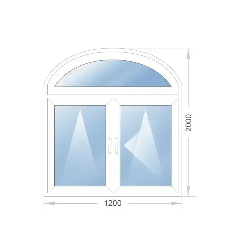 Окно GRAZIO 1200 на 2000