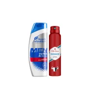 Gift set for men. Male Deodorant Spray OLD Spice Whitewater 150ml + Shampoo against Dandruff Head & Shoulders 200ml