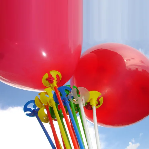 Sticks+balloon holders