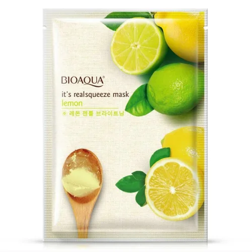 Осветляющая маска для лица с экстрактом лимона и лайма BioAqua
