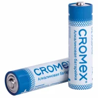 Батарейки алкалиновые «пальчиковые» КОМПЛЕКТ 40 шт., CROMEX Alkaline, АА (LR6,15А), в коробке
