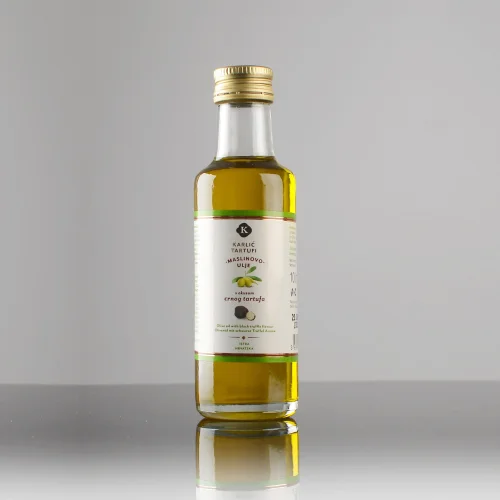 Olive oil with black truffle taste